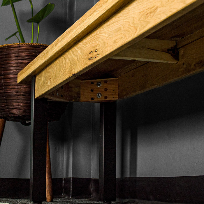 Golden Gate Long Oak Bench