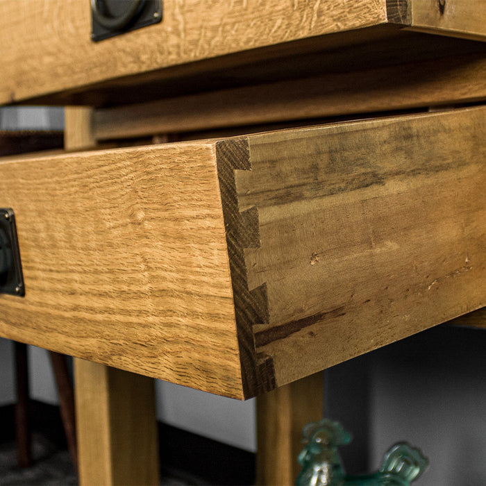 Yes Small Oak Console Table