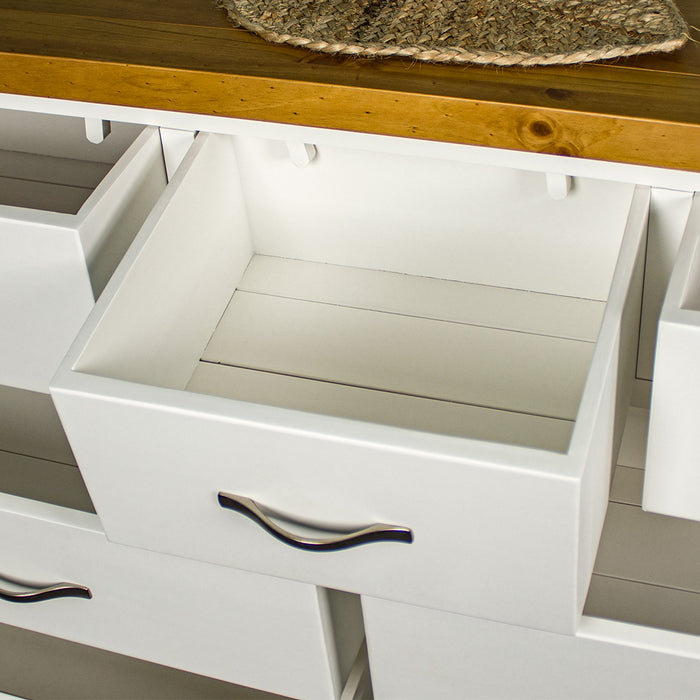 Felixstowe 7 Drawer Pine Lowboy Mainland Furniture NZ