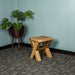 The smaller cross leg Amstel Oak Nesting Table.