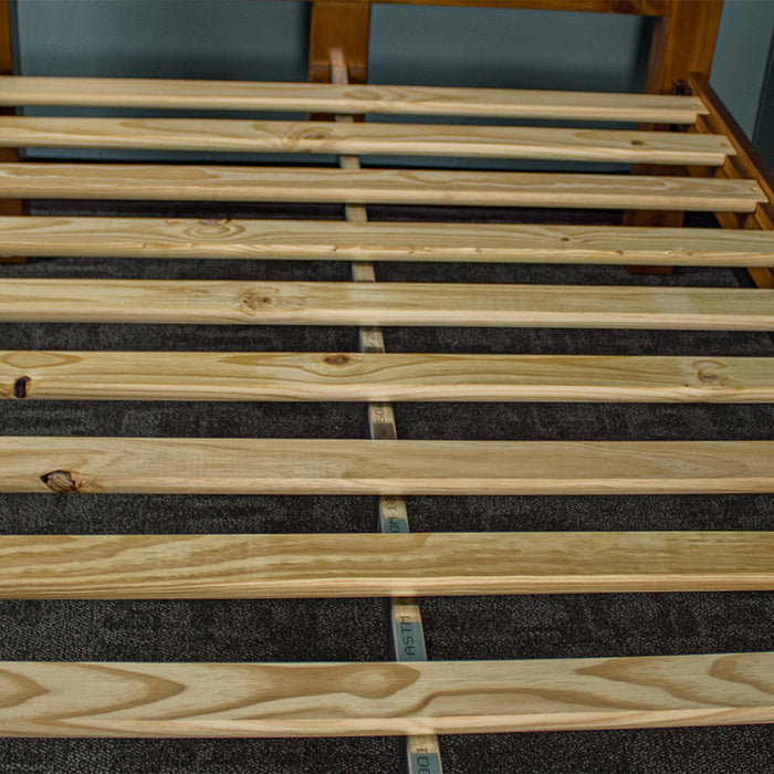 Trent King Single Size NZ Pine Slat Bed Frame