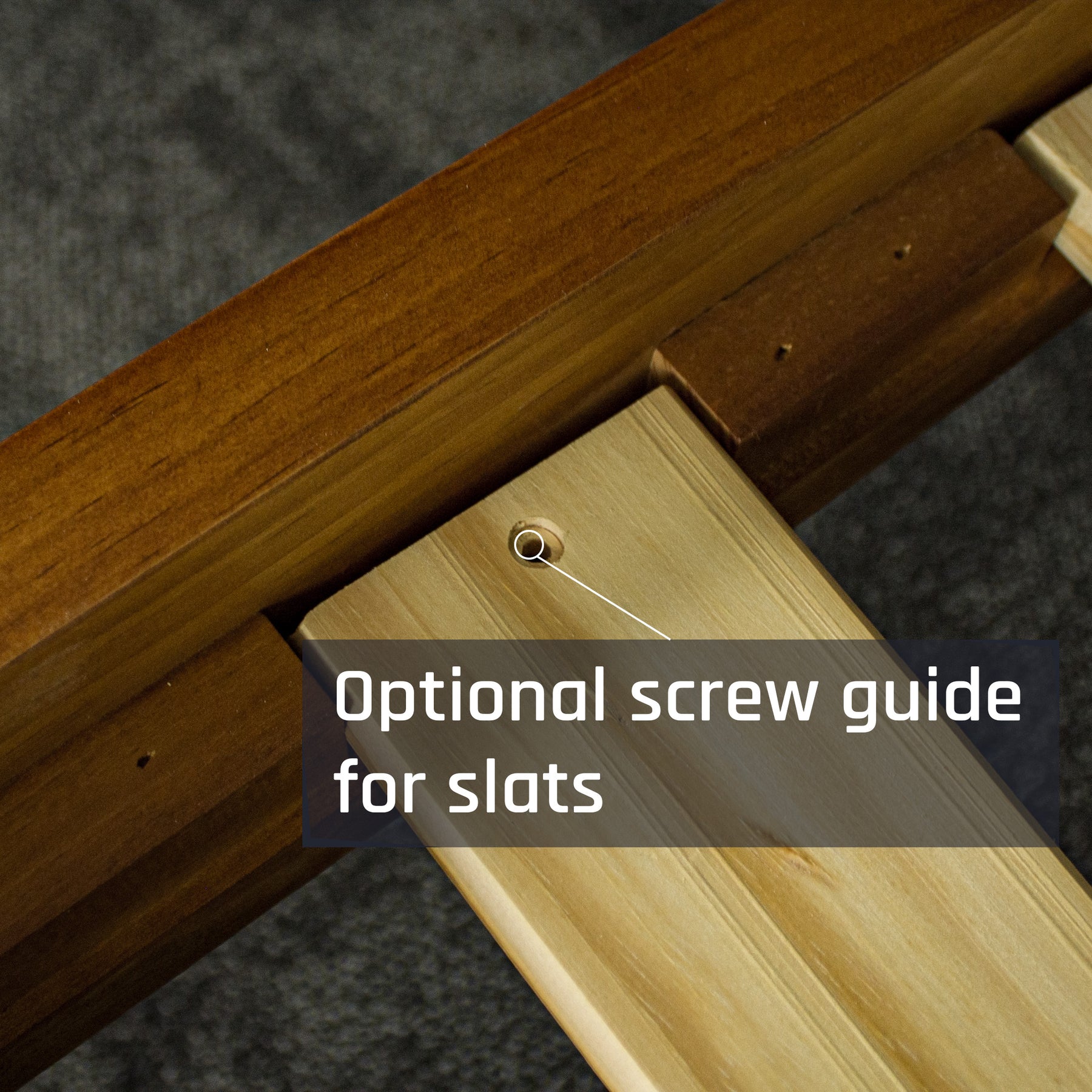 Alton Rimu-stained NZ Pine Queen Bed Frame | Mainland Furniture NZ