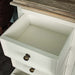 An overall view of the top drawer on the Biarritz 3 Drawer Bedside Cabinet.