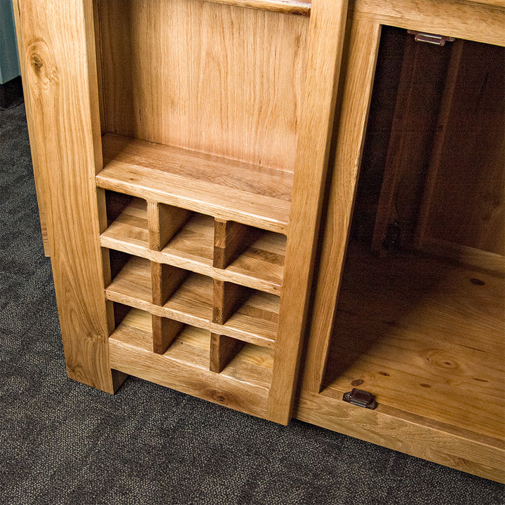 Camden Granite Top Oak Kitchen Workbench