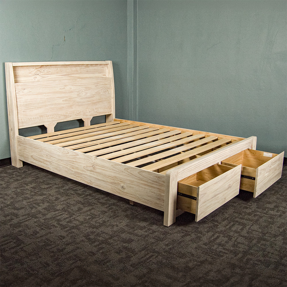 Charlotte NZ Pine Queen Bed Frame