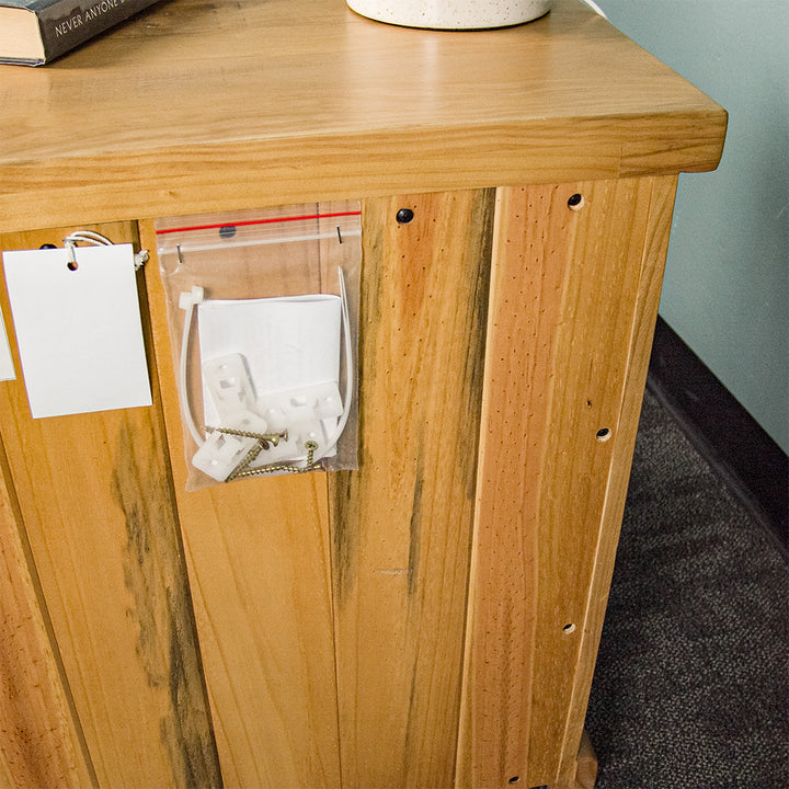 Hive 2 Drawer NZ Pine Large Bedside Cabinet