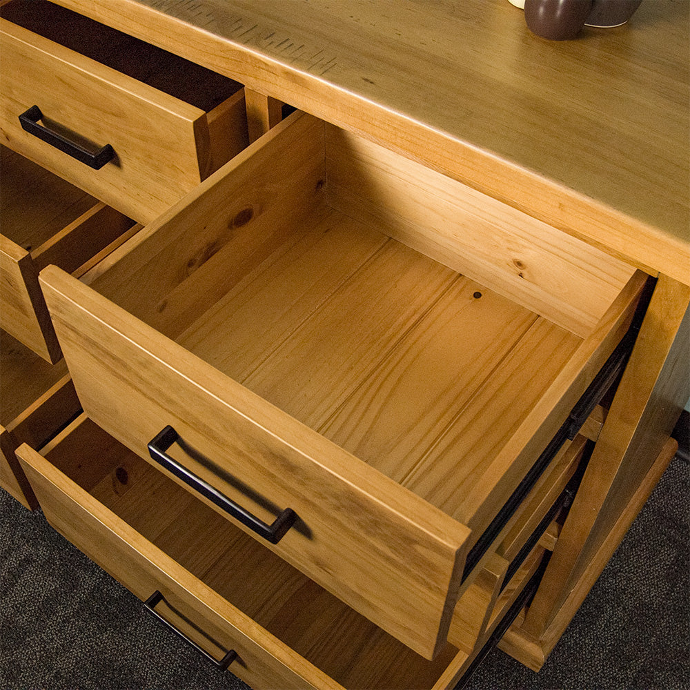 Hive 7 Drawer NZ Pine Large Lowboy