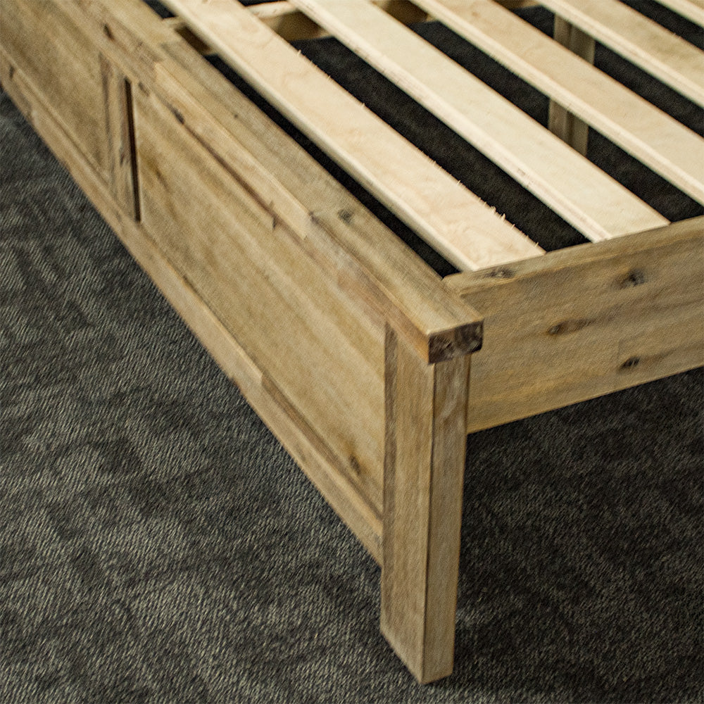 Mars King Bed + Soft Euro Top Mattress Combo