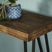 Close up of the Paddington Recycled Pine Hall Table