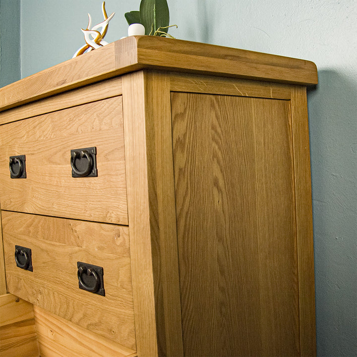 Queensland Oak 3 Drawer Chest