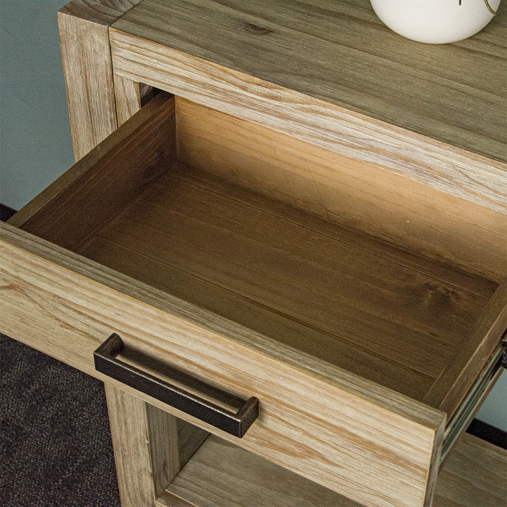 Vancouver 1 Drawer NZ Pine Hall Table