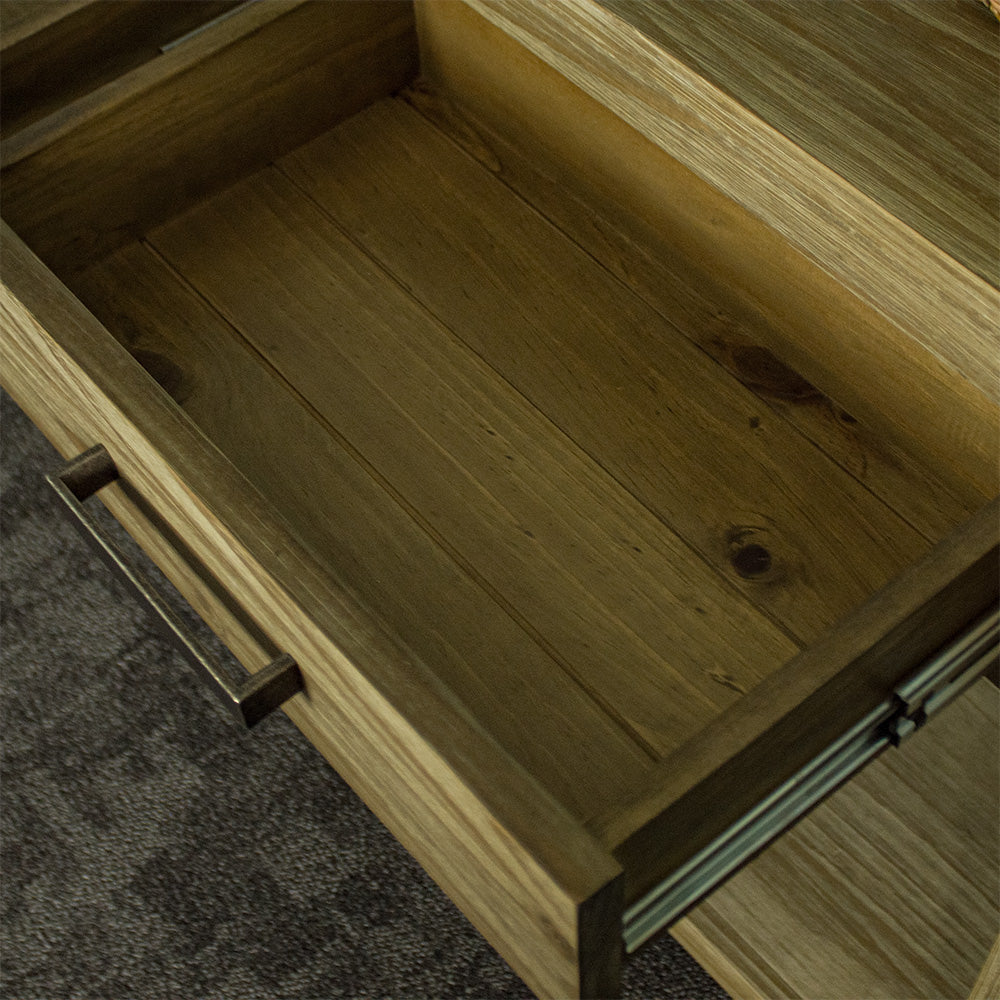 Vancouver 2 Drawer NZ Pine Hall Table