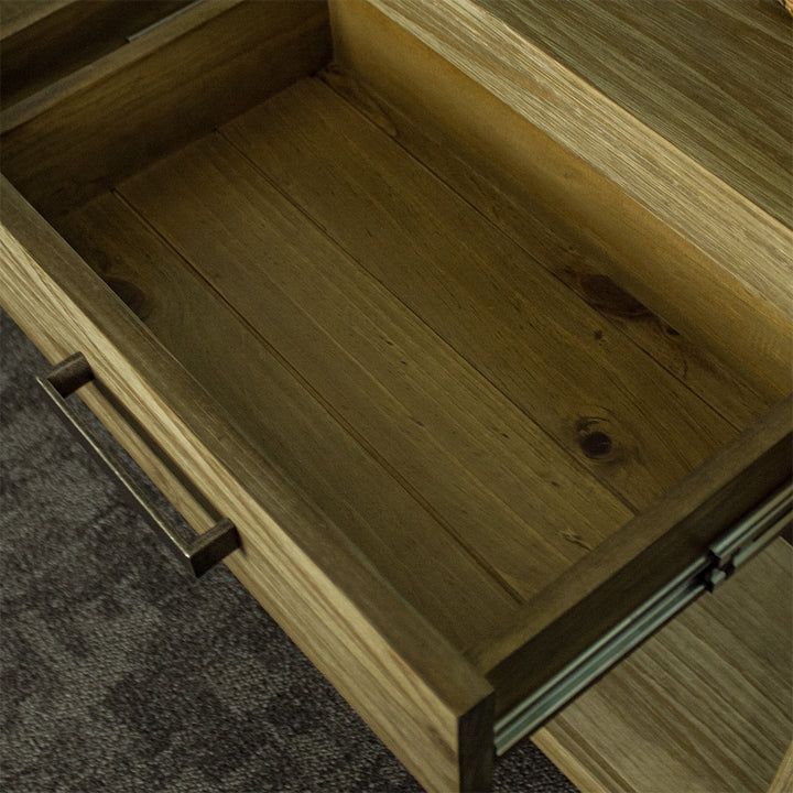 Vancouver 2 Drawer NZ Pine Hall Table