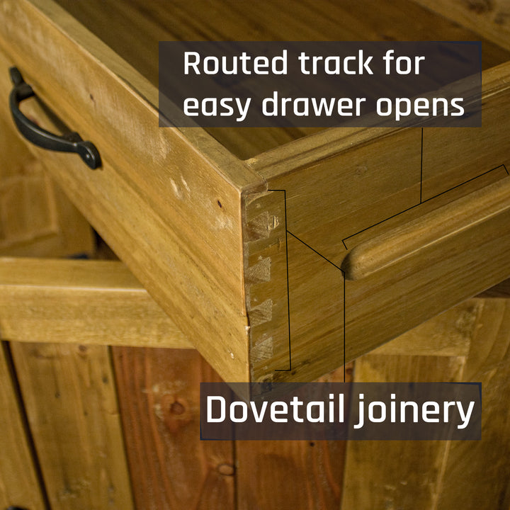 Ventura Recycled Pine Large Buffet
