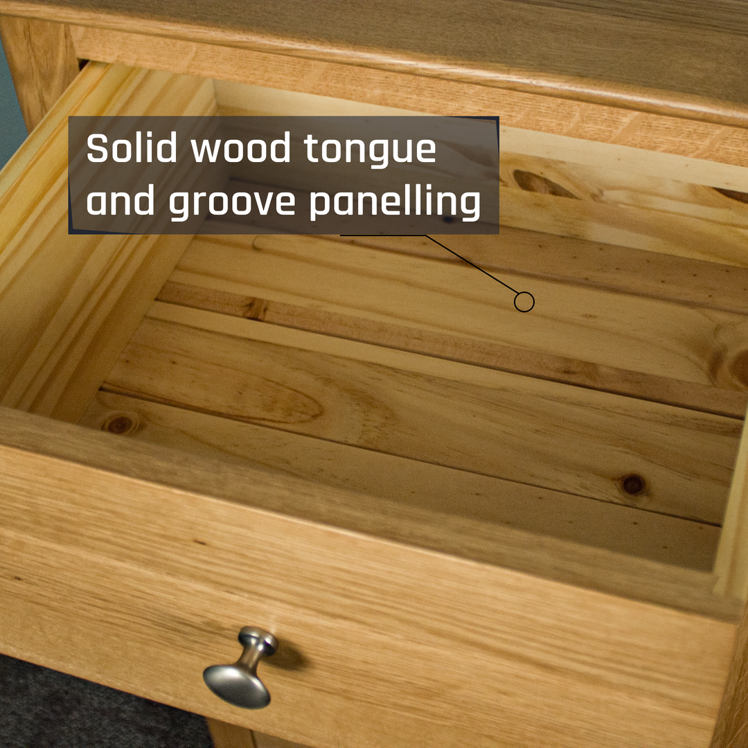 Victoria Oak 4 Drawer Lingerie Chest