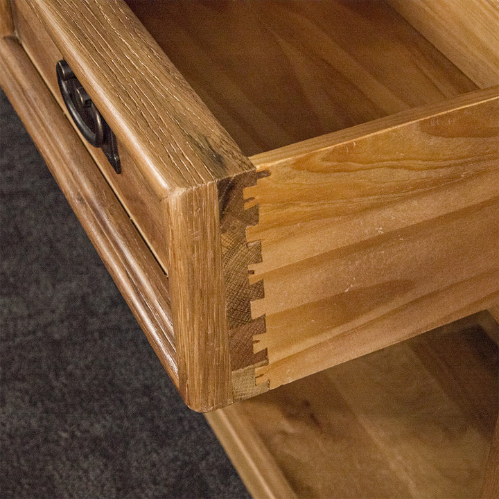 Yes Large Oak Sideboard with Wine Rack