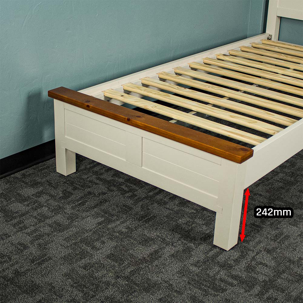 Alton Single NZ Pine Slat Bed Frame