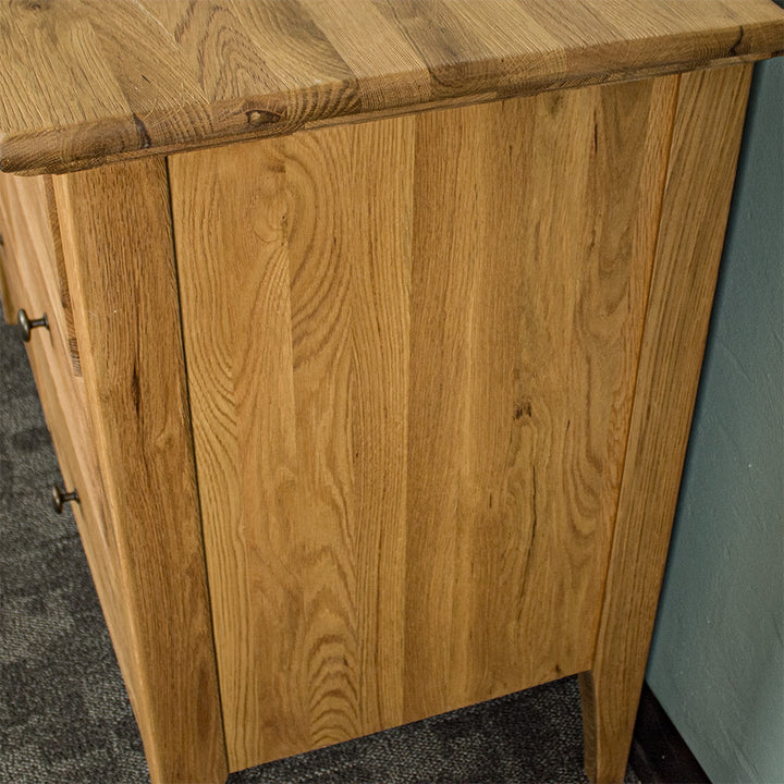 Beethoven Oak Lowboy Six Drawer Chest
