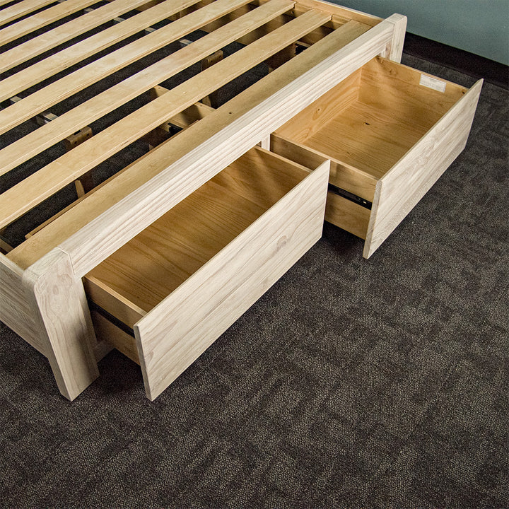 Charlotte NZ Pine Queen Bed Frame