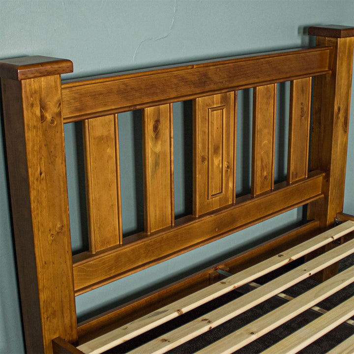 Jamaica Queen Bed + Five Zone Mattress Combo