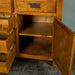 Inside view of the shelf of the Montreal Rimu Stained Buffet/Sideboard, which has a removeable shelf.