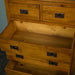 An overall view of the larger lower drawers on the Montreal Five Drawer Pine Tallboy.