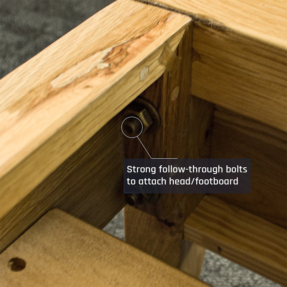 Ormond Oak Queen Bed Frame