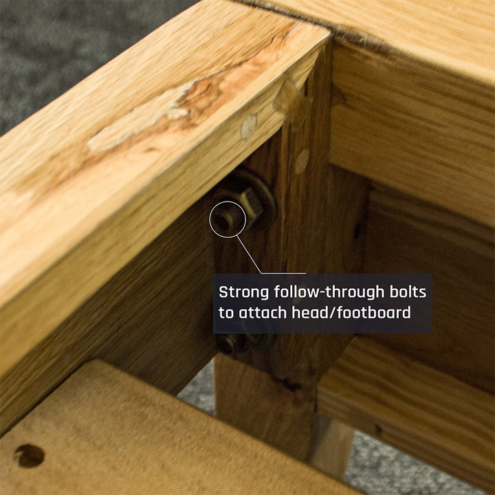 Ormond Oak Queen Bed Frame