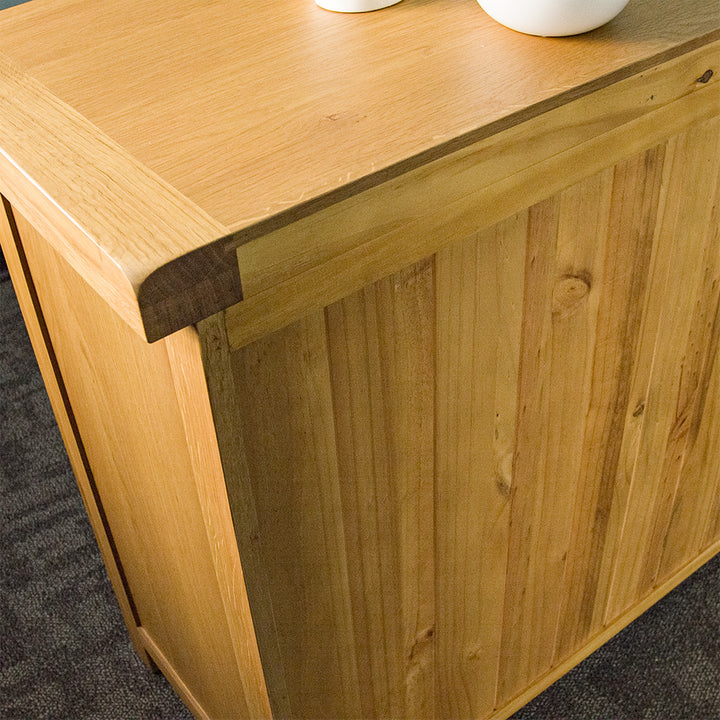 Queensland Oak 3 Drawer Chest