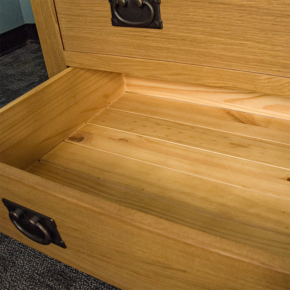 Queensland Oak Blanket Box