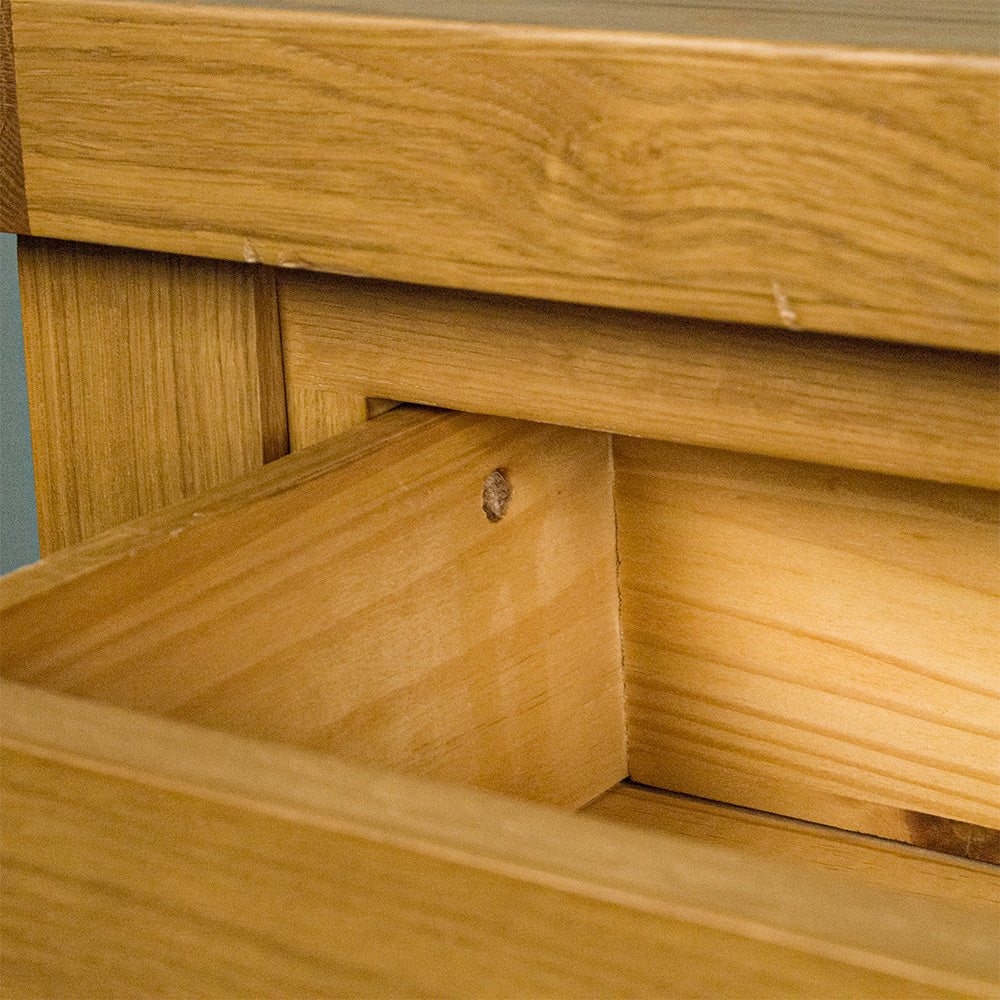 Queensland Compact Oak Hall Table