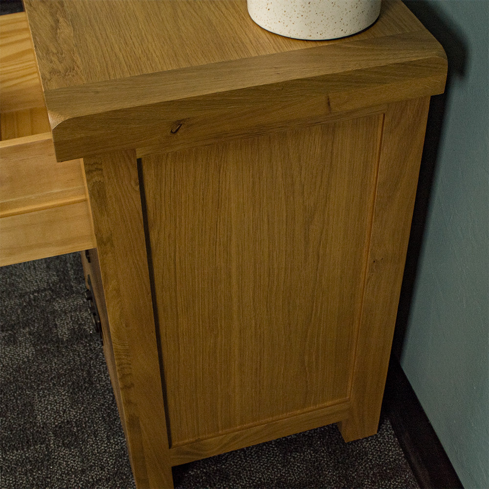 Queensland Oak Large Bedside Cabinet
