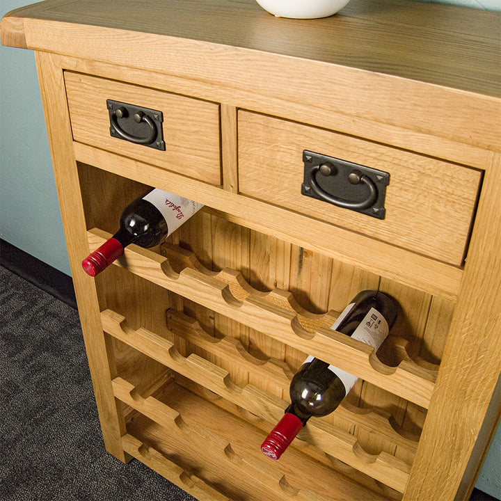 Queensland Oak Wine Rack