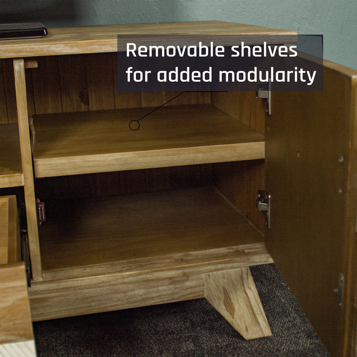 Soho 1.4m NZ Pine Entertainment Unit