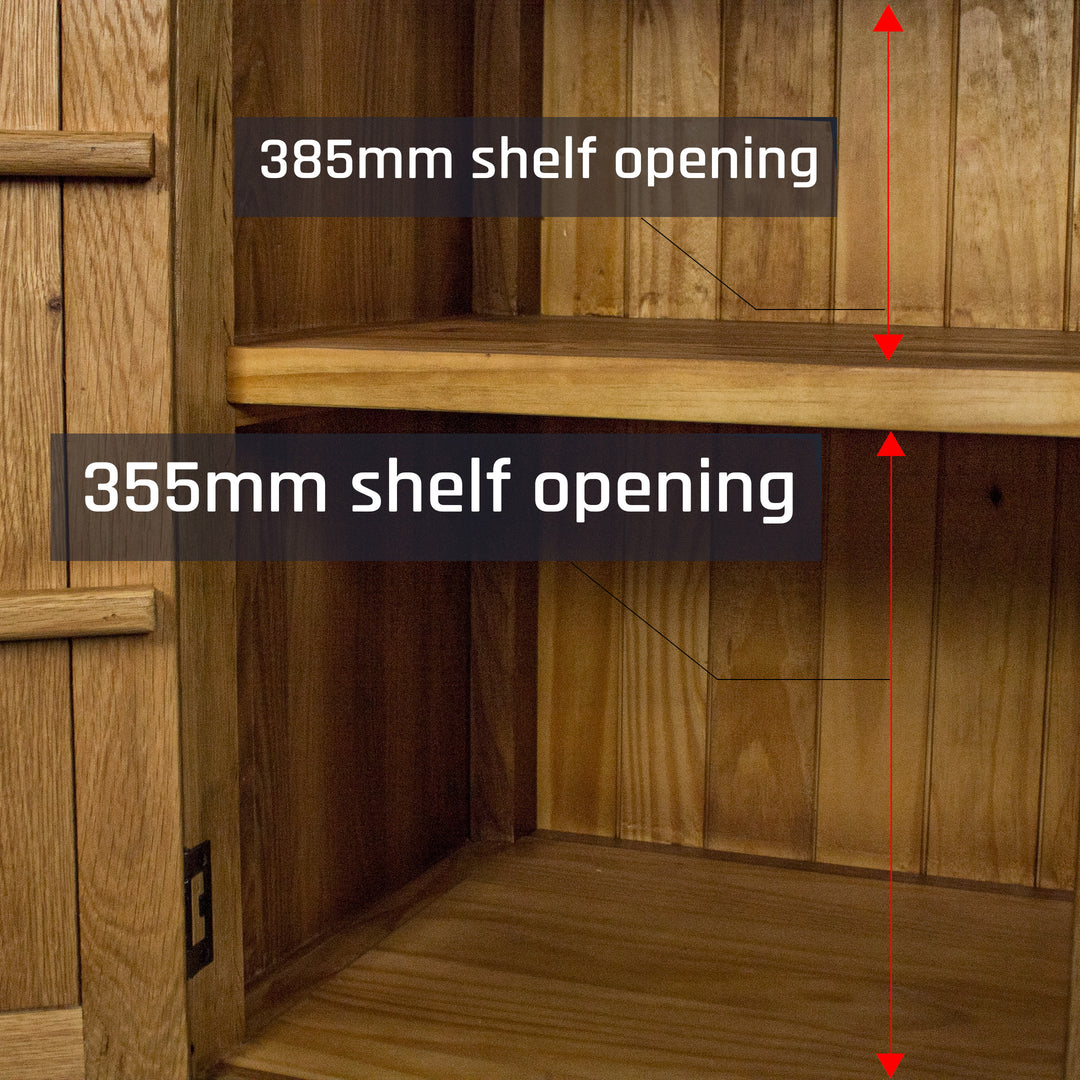 Versailles Large Oak Buffet / Sideboard