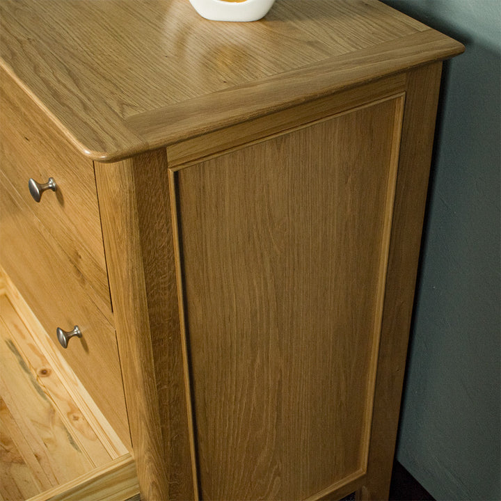 Victoria Oak 3 Drawer Tallboy