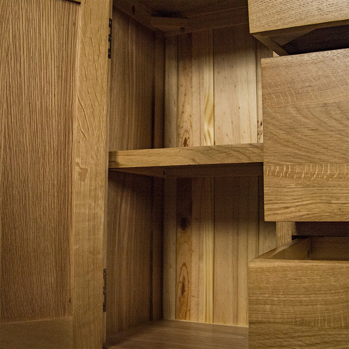 Victoria Oak Cupboard