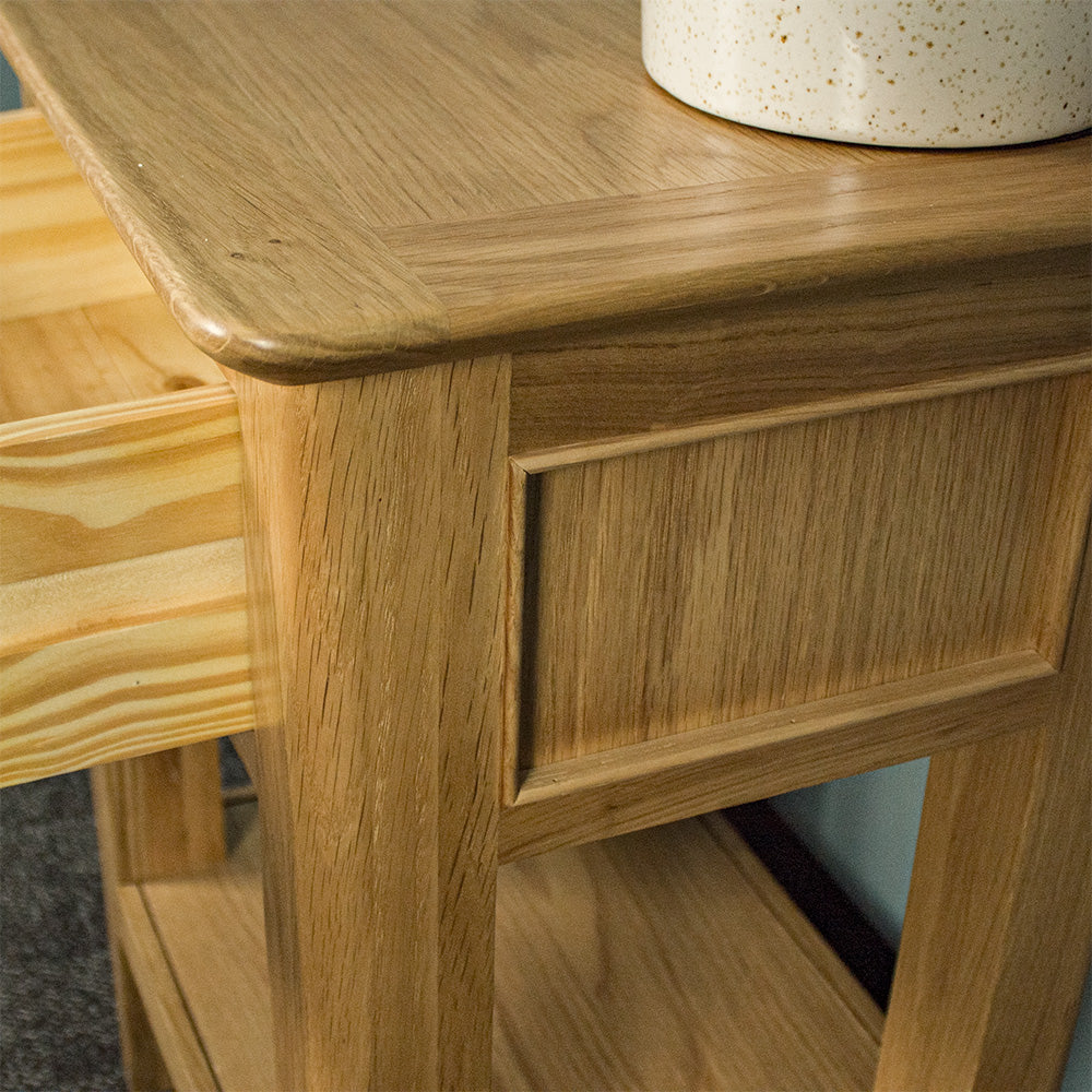 Victoria Oak Side Table