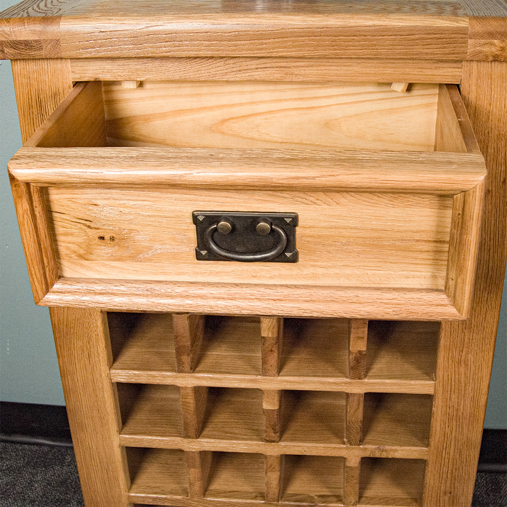 Yes Oak Wine Cabinet