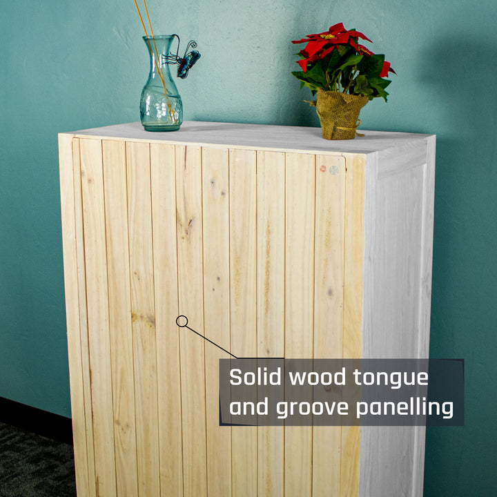 Vancouver 6 Drawer NZ Pine Tallboy