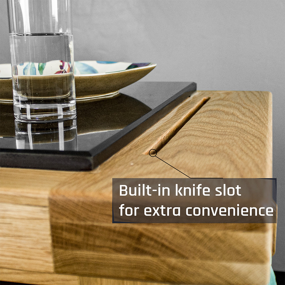 Vienna Large Oak Granite Top Kitchen Island