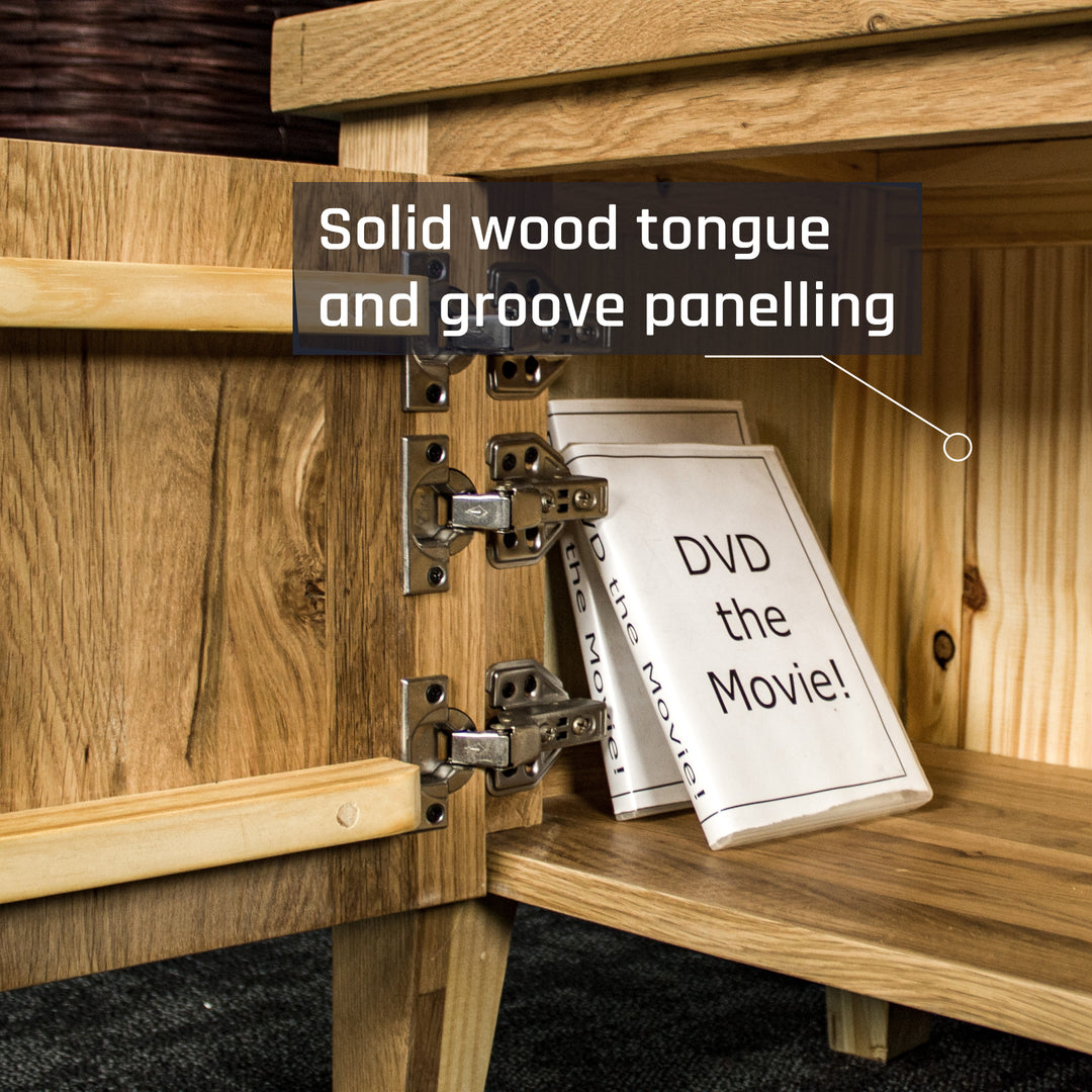 Oscar Large Oak TV Unit