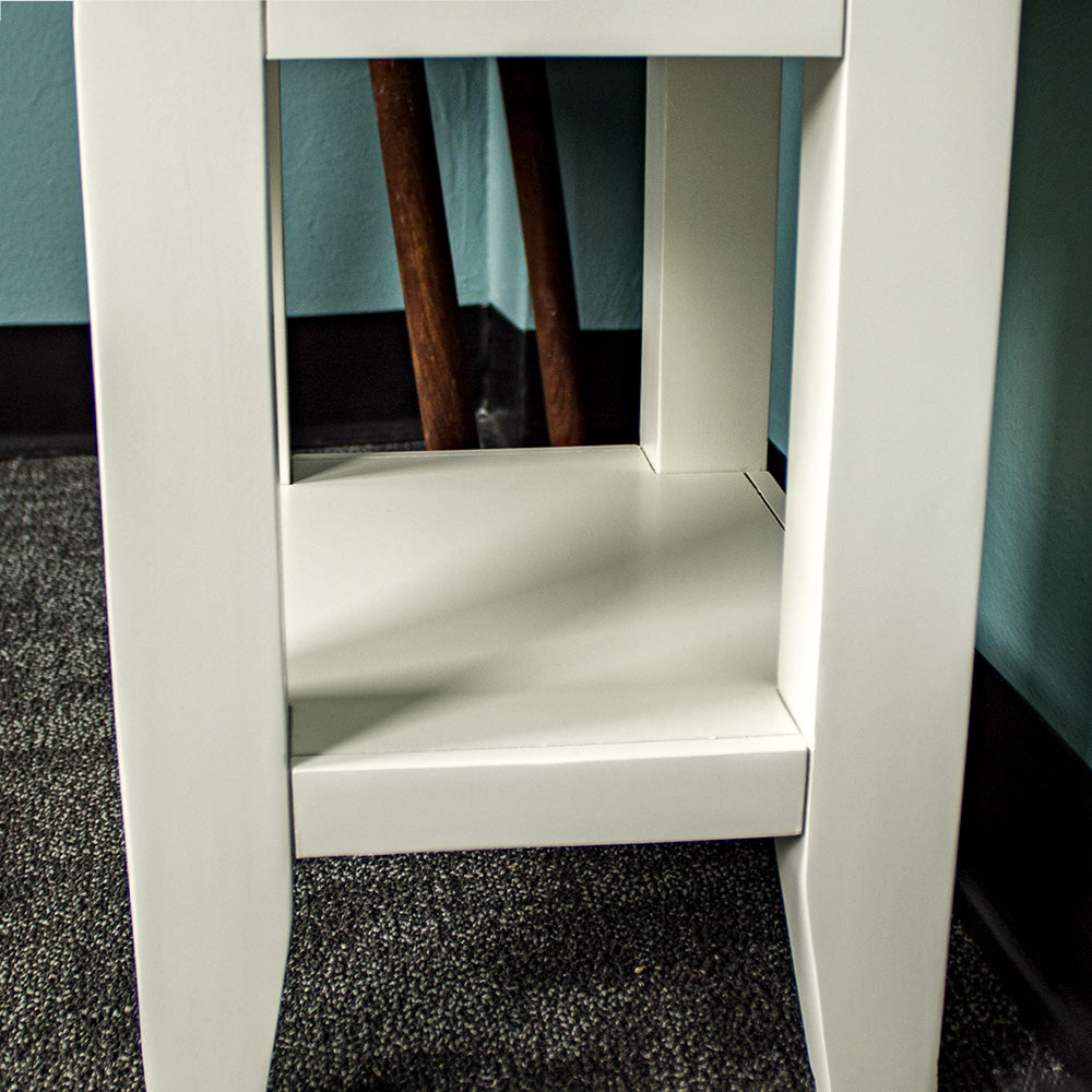 Tasmania Oak Top Bedside Table / Lamp Table
