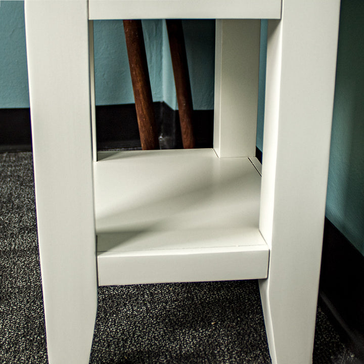 Tasmania Oak Top Bedside Table / Lamp Table