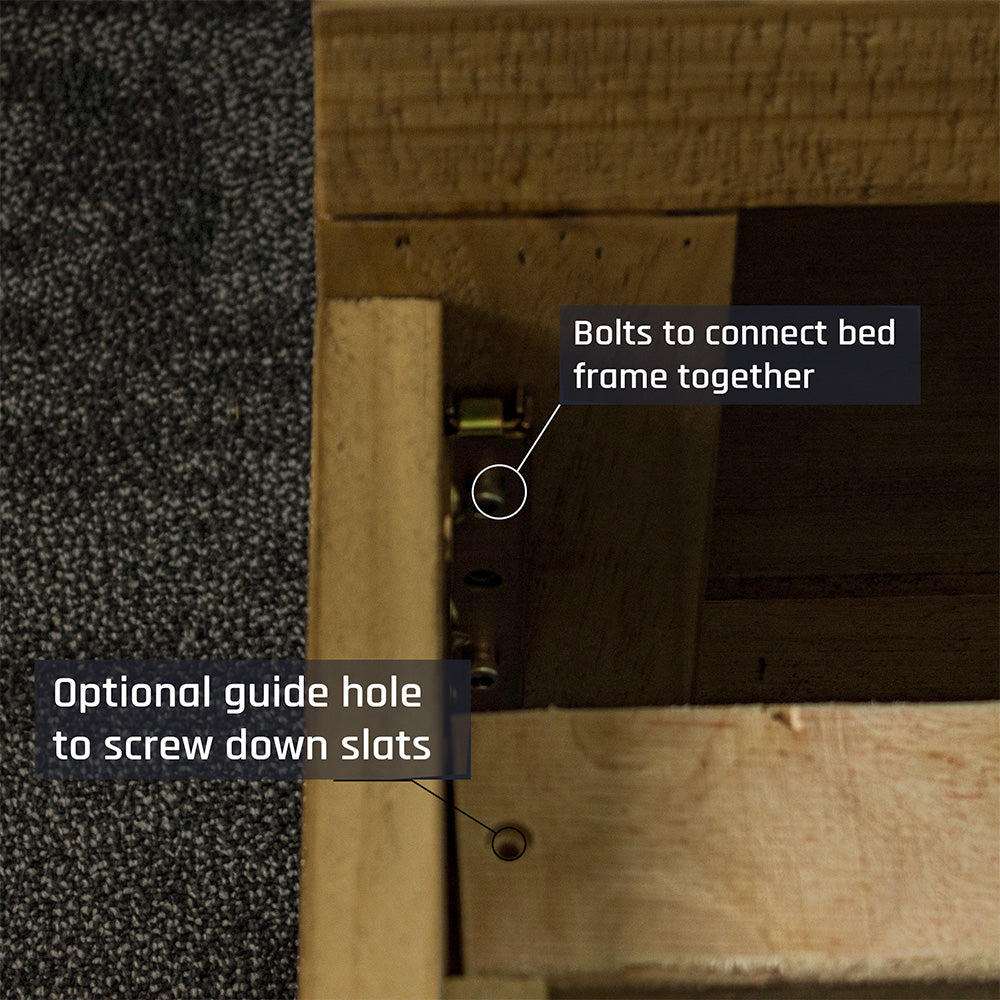 Amarillo King Slat Bed Frame