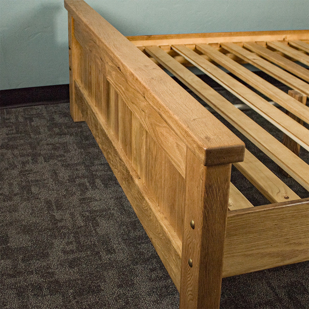 Camden Oak Double Size Bed Frame