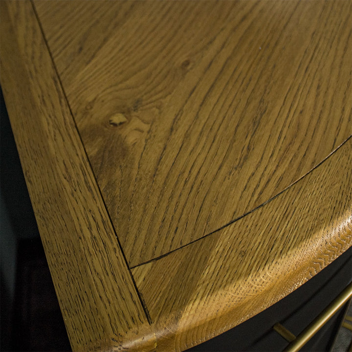 Cascais Oak-Top Corner Cabinet