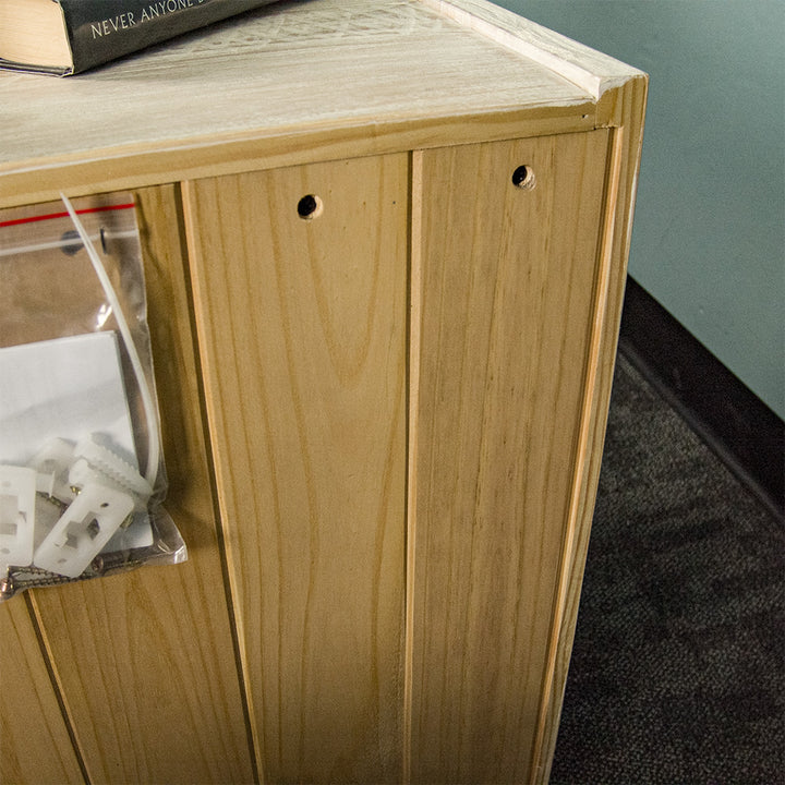 Charlotte 2 Drawer NZ Pine Bedside Cabinet