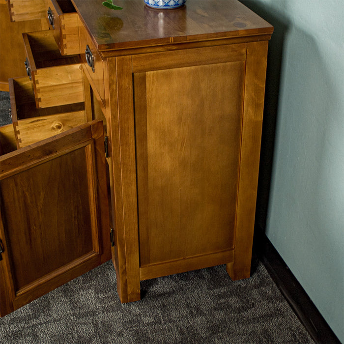 Side of the Montreal Rimu Stained Buffet/Sideboard