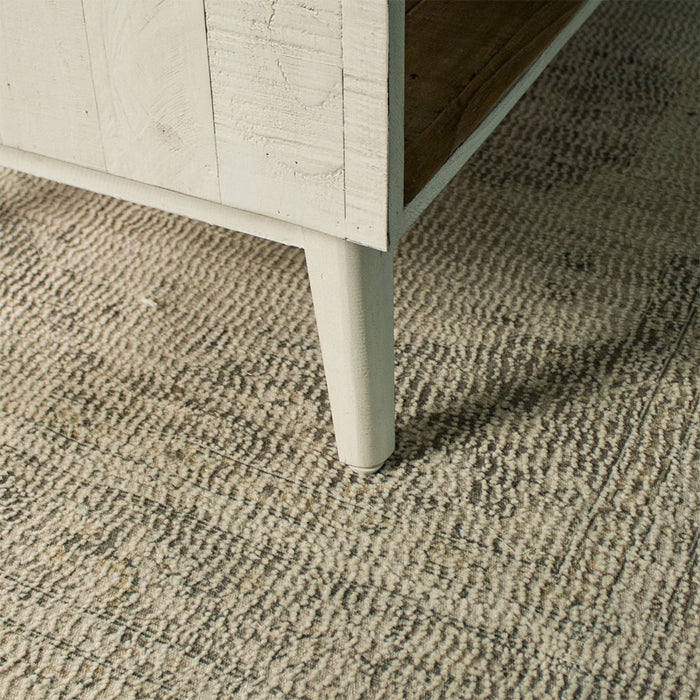 Close up of the table leg of the Nova Recycled Pine Coffee Table